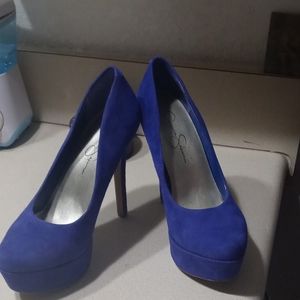 Jessica Simpson platform stilettos